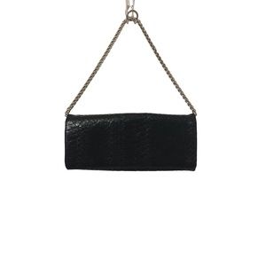 Valerie Stevens snake print clutch purse